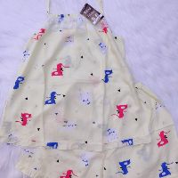 Đồ bộ tole lanh đùi 2 dây