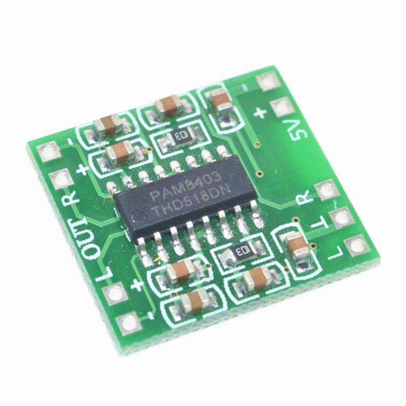 Bảng mạch khuếch đại công suất kỹ thuật số mini Bộ nguồn 2,5 Supply 5V USB 2 * 3W Class D PAM8403 Bảng mạch khuếch đại âm thanh