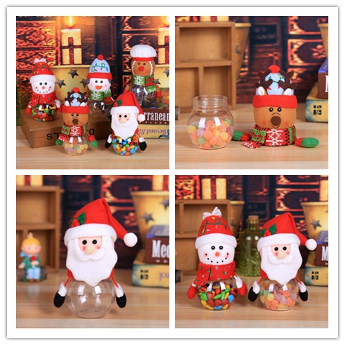 Cod Qipin Hộp Đựng Kẹo Quà Tặng Giáng Sinh Rỗng Hình Vỏ Sò Người Tuyết Có Dây Treo Trang Trí