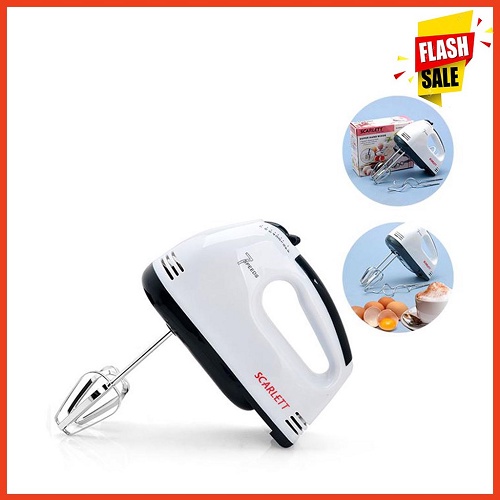Máy đánh trứng cầm tay mini kem nhồi trộn bột tạo bọt cà phê cầm tay làm bánh sữa chính hãng scarlett