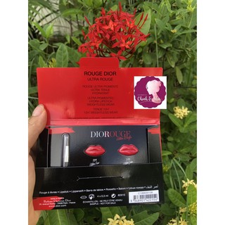 Vỉ son Dior rouge Ultra (loại vỏ đỏ) mới ra 2018