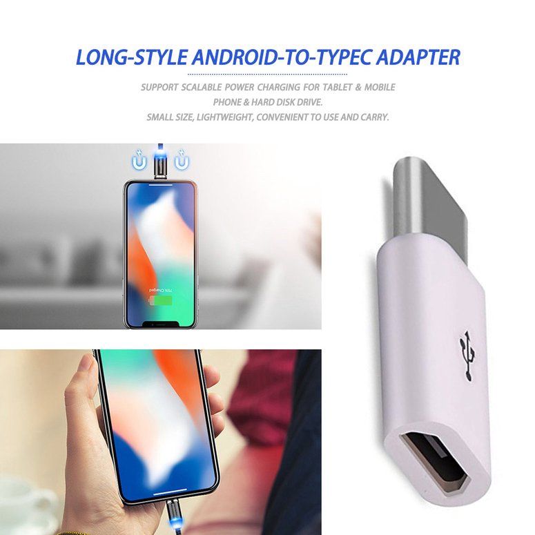 【stock】USB 3.1 Type-C to Micro USB Male to Female Mini Portable Type C Converter