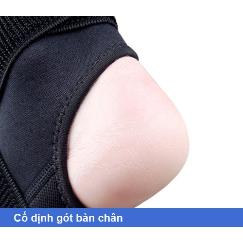Băng quấn bảo vệ cổ chân có đai quấn chống lật đệm cao su cao cấp