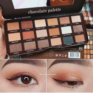 PHẤN MẮT 18 Ô SIVANNA CHOCOLATE PALETTE ✨✨