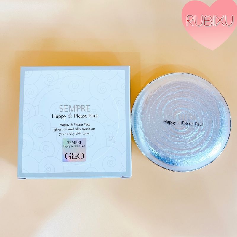 💦Phấn Phủ GEO Sempre Happy & Please Part Trắng $ CatalinaGeo Vàng Nội Địa Hàn