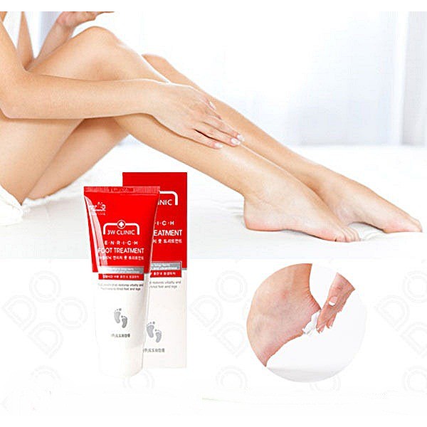 Kem Dưỡng Da Chân 3W Clinic Enrich Foot Treatment (100ml) Hàn Quốc