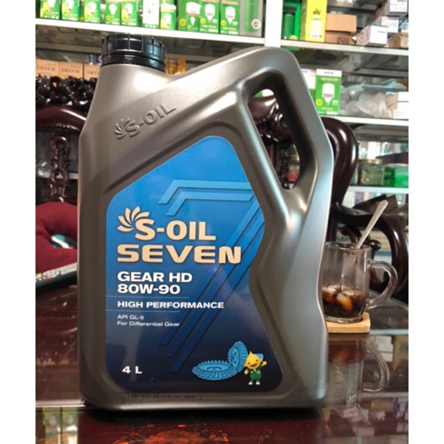 Dầu hộp số S-OIL Seven GEAR HD 80W-90