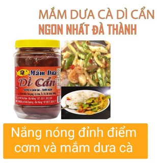 mắm dưa cà dì cẩn đặc sản đà nẵng 500gr