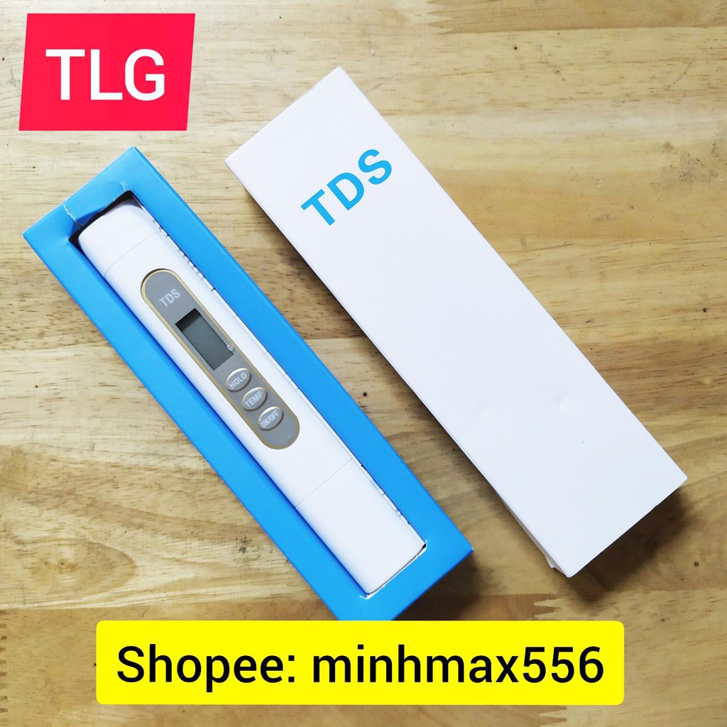 BÚT THỬ NƯỚC TDS Meter 2in1 cao cấp | đo nước TINH KHIẾT và RAU thủy canh, độ Mặn