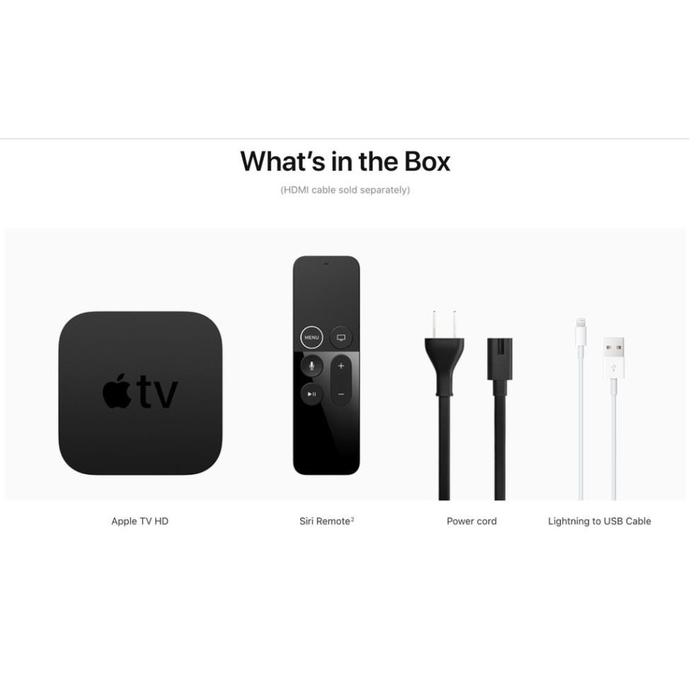 Apple TV HD 1080p (32GB) Chính hãng nguyên seal 100%