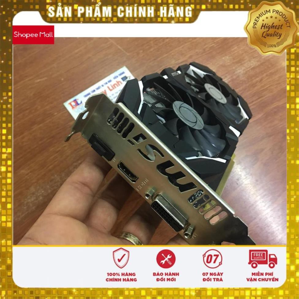 Siêu sale_ Vga GTX 1050ti 4G MSI 2 fan check hãng còn bảo hành 10/2021