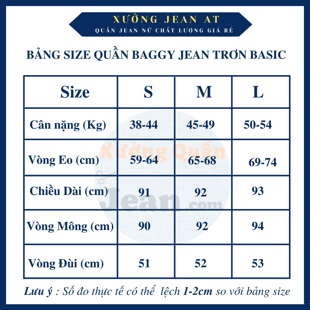 Quần Baggy Jean Đen Nữ Basic, Quần Bò Baggy Nữ Đen Trơn Dễ Mặc Dễ Phối 435