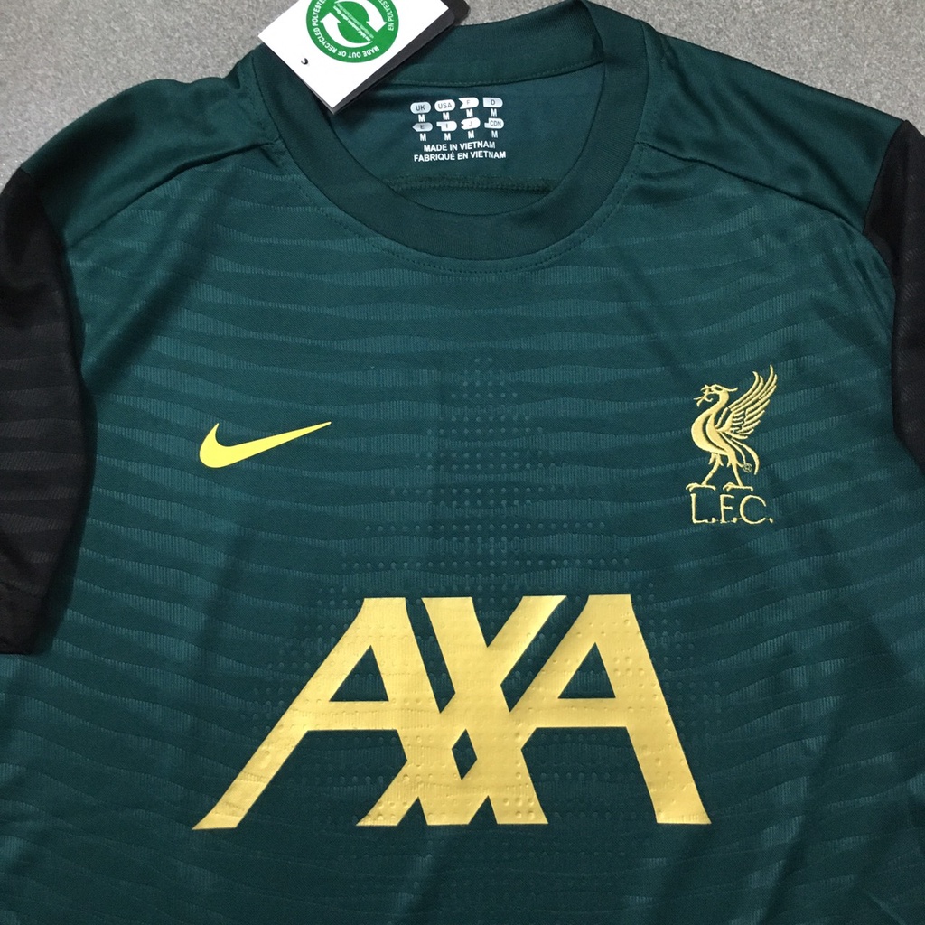 Bộ quần áo đá banh Liverpool training xanh két Hàng FEX thái cao cấp 2023-FLG
