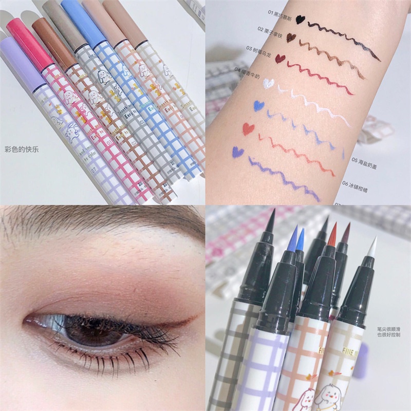 Bút Kẻ Mắt Dạng Lỏng XIXI Chống Thấm Nước Lâu Trôi Không Nhòe Màu Cam / Tím / Hồng / Trắng / Xanh Dương