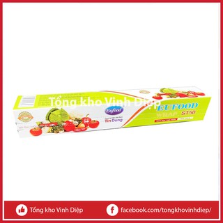 Màng bọc thực phẩm eufood st50 khổ 30cm dài 10m quay được lò vi sóng
