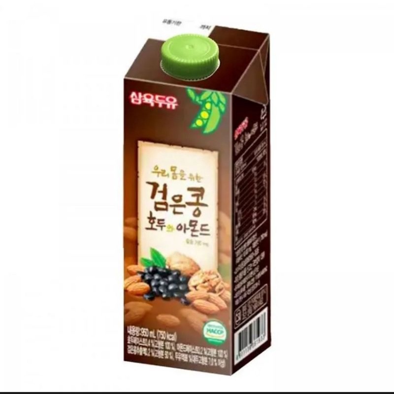 Sữa đậu đen, óc chó và hạnh nhân hộp 950ml