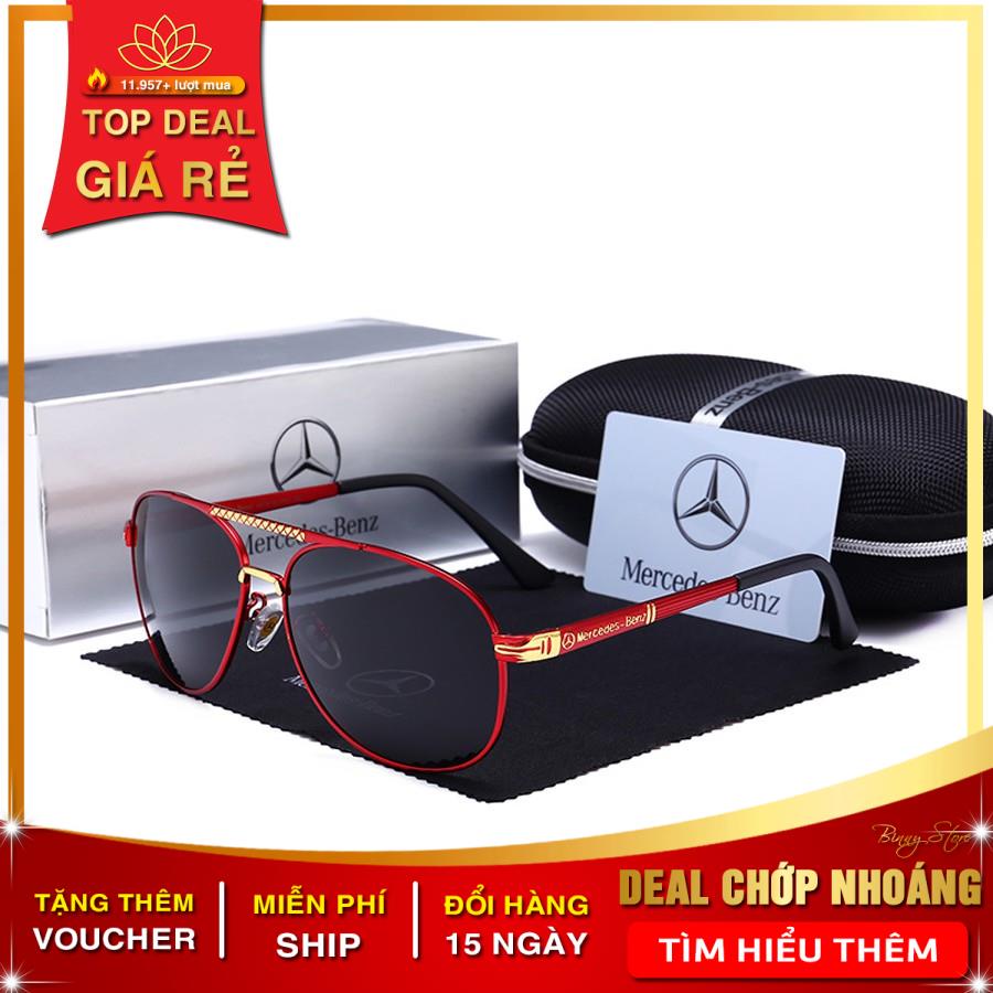 MẮT KÍNH NAM Mercedes Benz CHÍNH HÃNG CAO CẤP FULLBOX TẶNG HỘP KÍNH, THẺ BẢO HÀNH VÀ KHĂN LAU