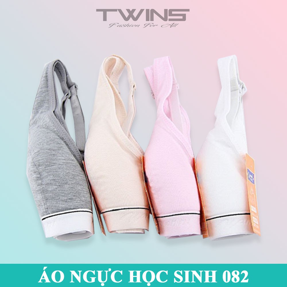 Áo ngực không gọng nữ SD082 chất cotton mút mỏng thấm hút mồ hôi cho học sinh cấp 2, cấp 3 size 32-34-36-38