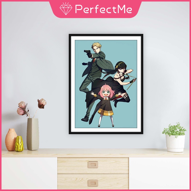 Bộ Tranh Đính Đá 5D Tự Làm Kích Thước 30X40Cm Hình Anime
