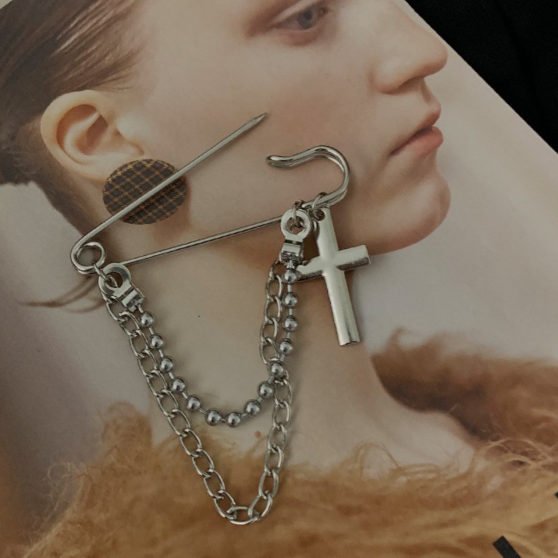 Cài Ngực Áo Thiết Kế Hình Chữ Thập Cá Tính Thời Trang