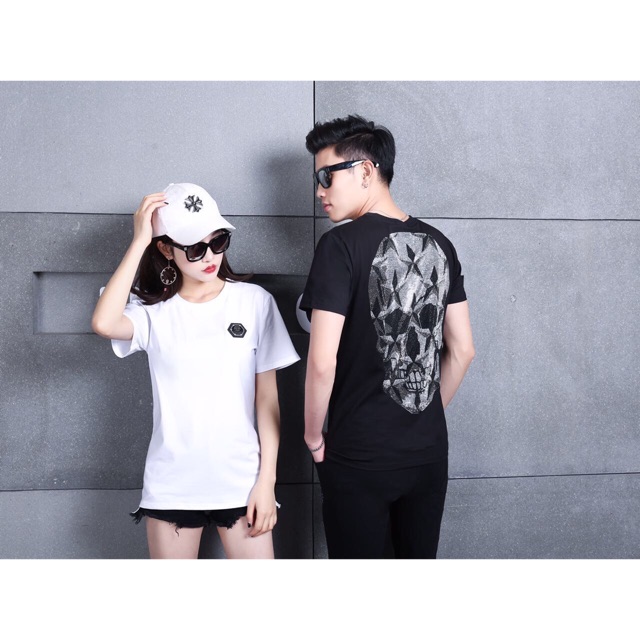 📛LIMITED📛 Áo Phông nam nữ Phillip Plein đính đá hàng mới về Full tag tem cao cấp có sẵn !!