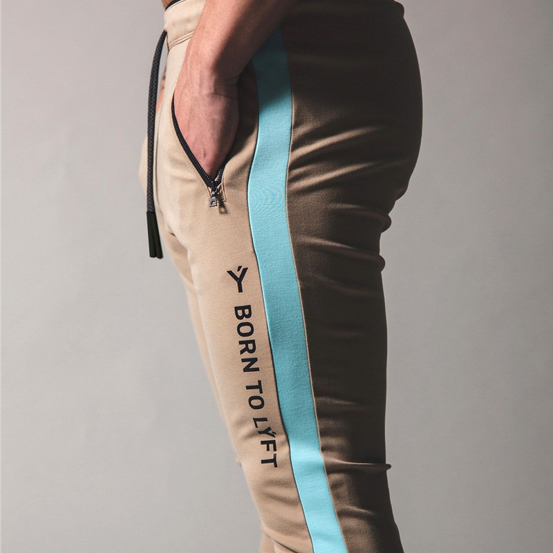 Quần Thể Thao Cotton Kẻ Sọc Năng Động Hợp Thời Trang Cho Nam