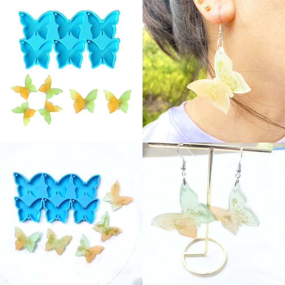 JONYE Khuôn Nhựa Làm Mặt Vòng cổ Hình Bươm Bướm