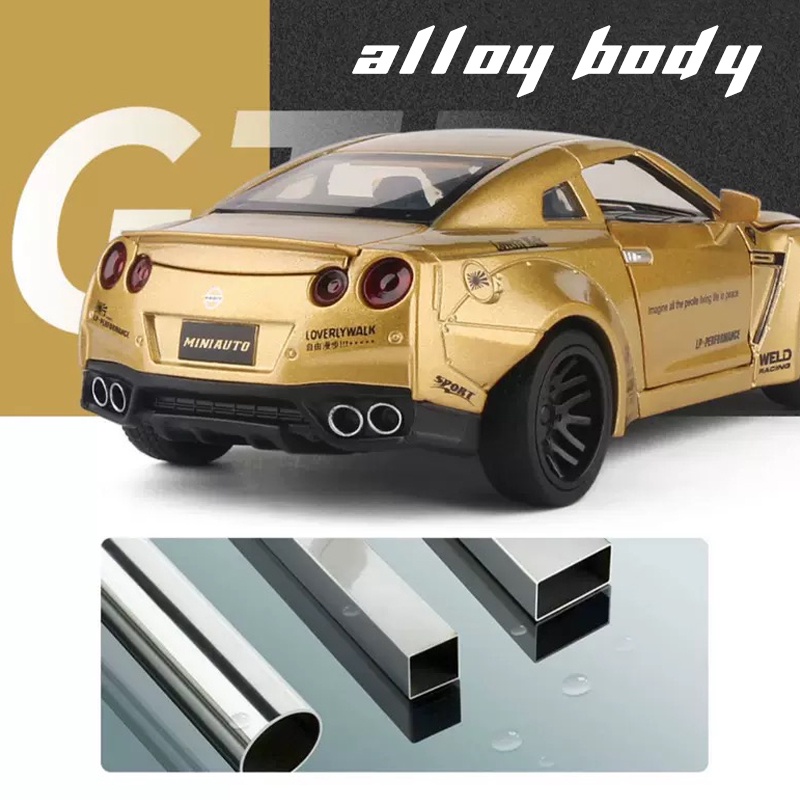 Mô Hình Xe Hơi Nissan GTR Bằng Hợp Kim Tỉ Lệ 1: 32