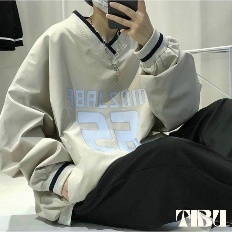 Áo sweater cổ tròn nam nữ dài tay form rộng UNISEX in số chất dày dặn, phong cách ulzzang Hàn Quốc siêu xinh hàng đẹp