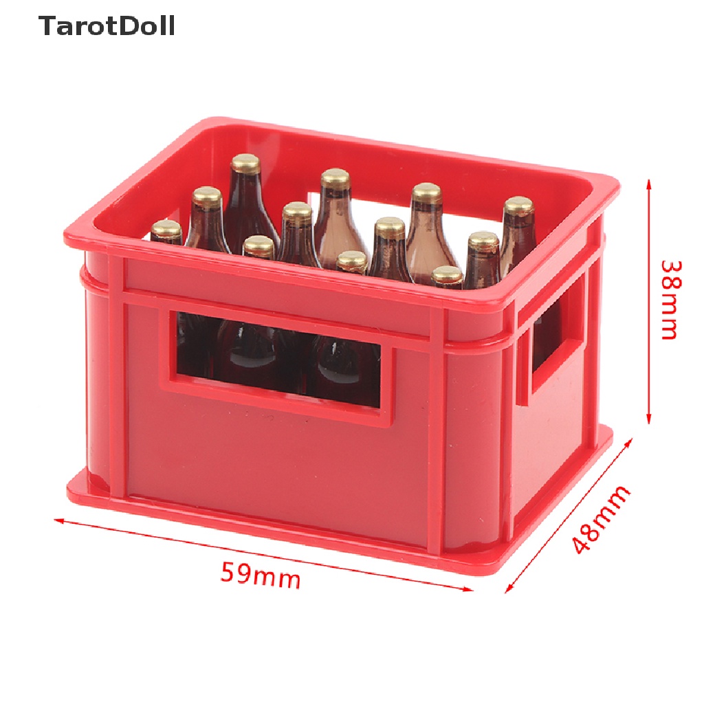 Mô Hình Chai Bia Mini Trang Trí Nhà Búp Bê Tỉ Lệ 1: 12