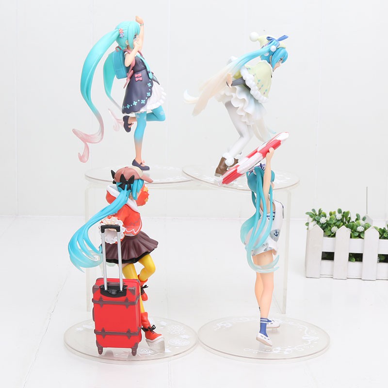 Tượng mô hình nhân vật Anime Hatsune Miku phong cách chibi