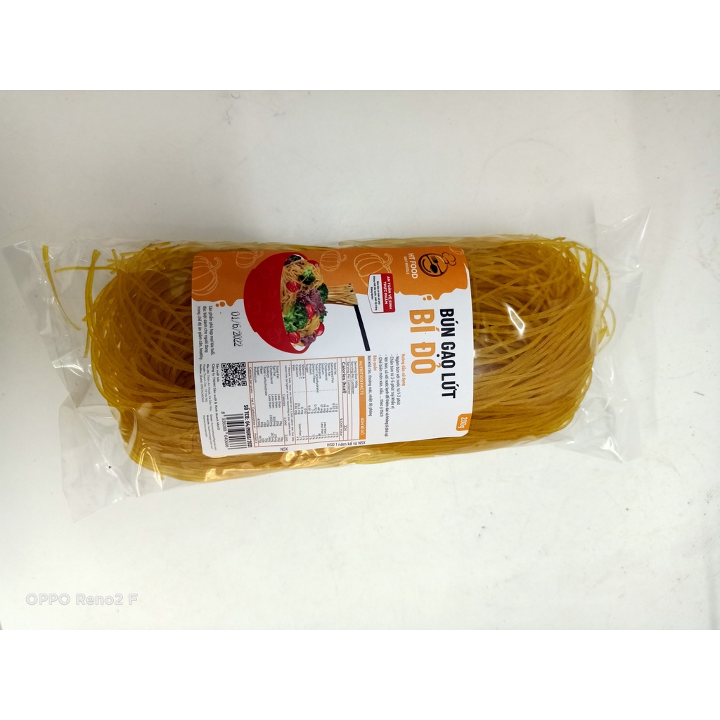 Bún/ Mì BÍ ĐỎ NGUYÊN MINH (MORIS) - Hộp 300G - Mỗi cọng bún 1 cọng rau, dai ngon bổ dưỡng, phù hợp cho cả Bé và gia đình
