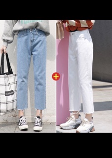 Trả order - Set quần jeans dáng suông