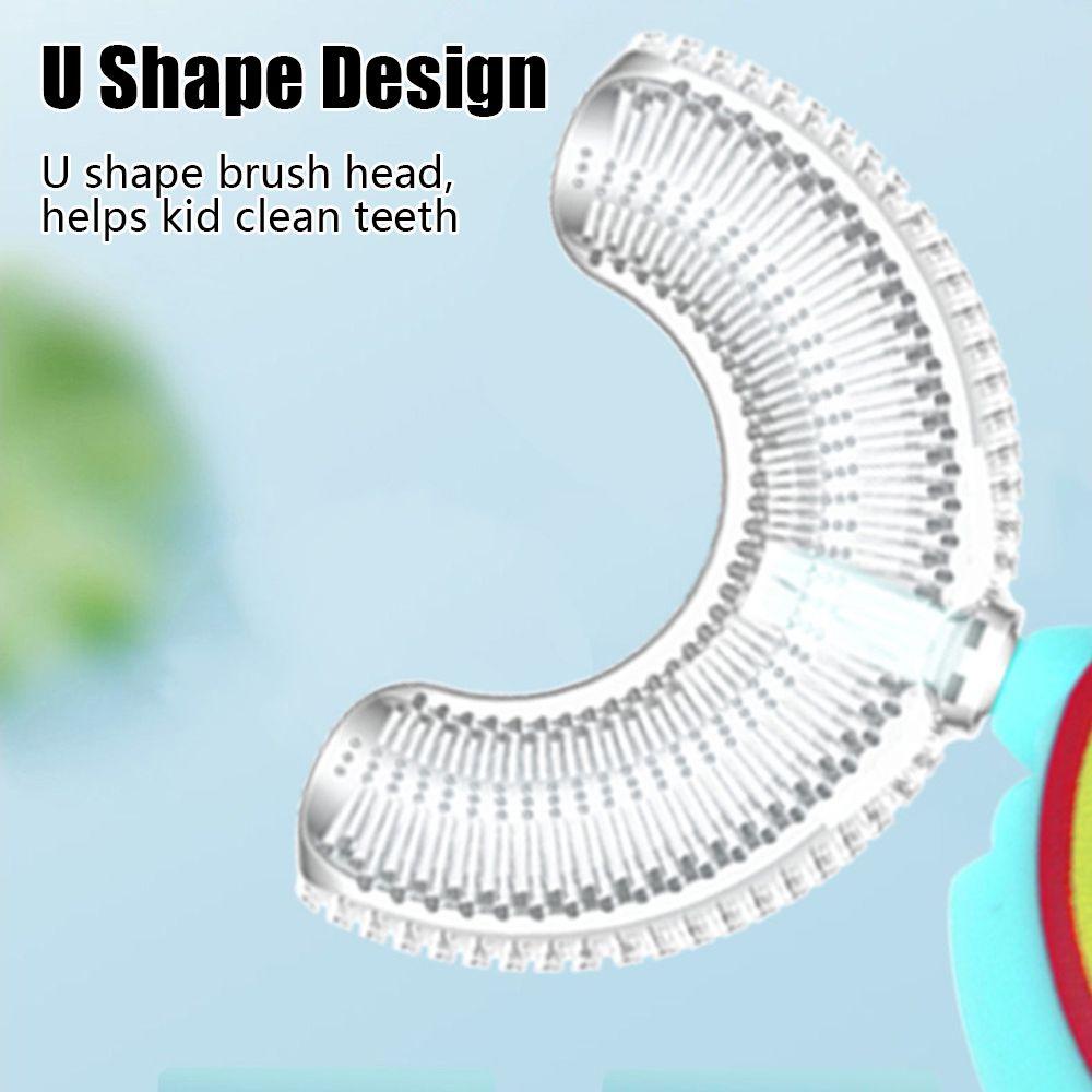 NIUYOU Bàn Chải Đánh Răng Bằng Silicon Mềm Không Mùi Thiết Kế Hình Chữ U An Toàn Cho