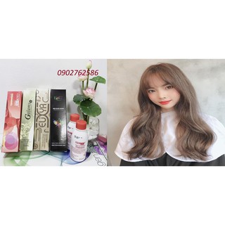 Tuýp Thuốc Nhuộm Tóc Màu Nâu Vàng Ánh Khói Mã 6.31 Dark Blonde Ashen Gold Hair Color Cream