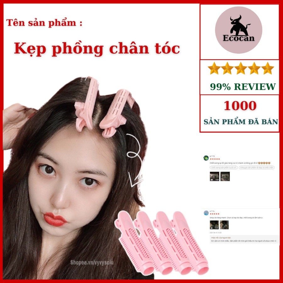 Kẹp phồng chân tóc phong cách hàn quốc [ ECOCAN ]