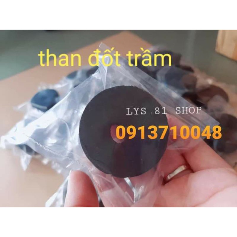 Than hoạt tính đốt trầm - 5 viên