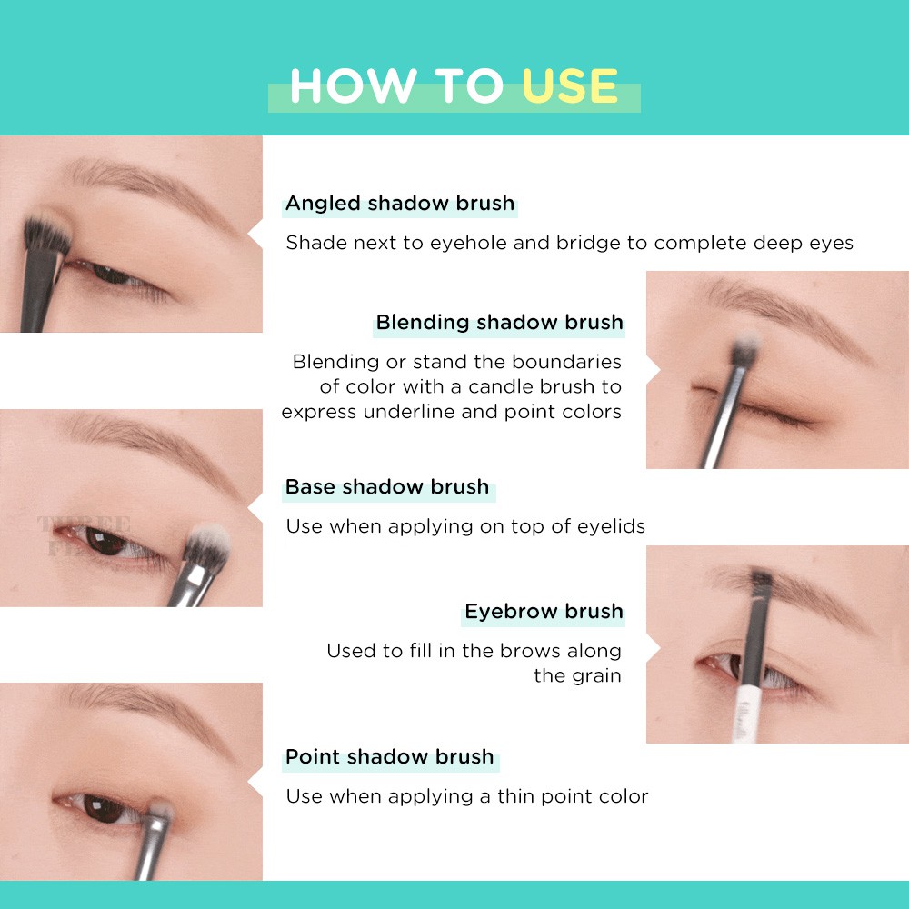 Bộ 5 Cọ Trang Điểm Mắt | BigBuy360 - bigbuy360.vn