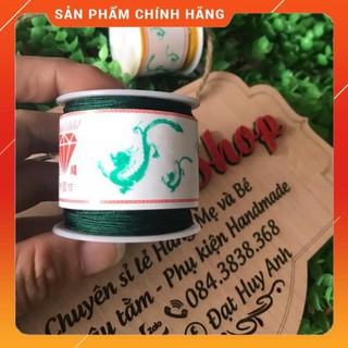 Cuộn dây dù 50m size 0.8mm xanh lá