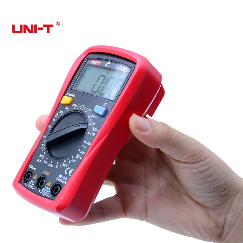 【100%Original Agent】UNI-T UT33A+ UT33B+ UT33C+ UT33D+ Digital multimeter  Tester Voltage Current Meter  600V 10A Resistance Capacitance Meter