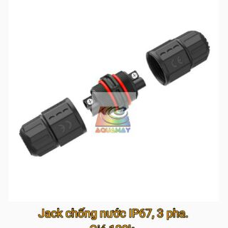 Jack AC/DC 500V ,20A, 3 pha, IP67