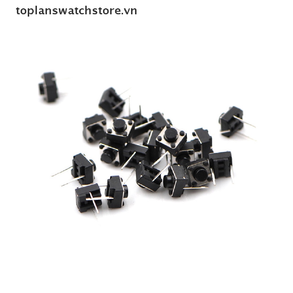 Set 20 Công Tắc Ấn 2 Chấu 6 * 6 * 5mm