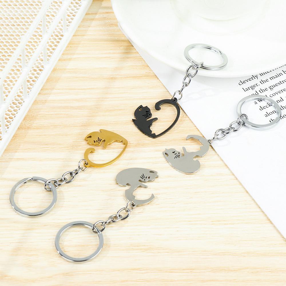 Set 2 Móc Khóa Hình Trái Tim Dễ Thương
