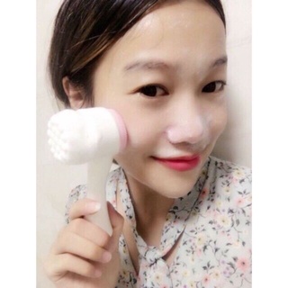Dụng cụ rửa mặt Massager 3D silicon