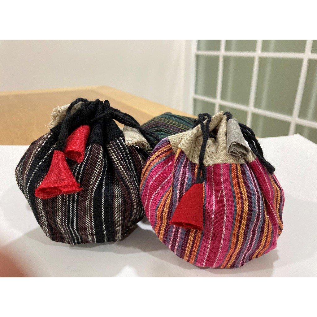 Túi rút vải truyền thống Nepal - Nepali Handmade Gift Packing