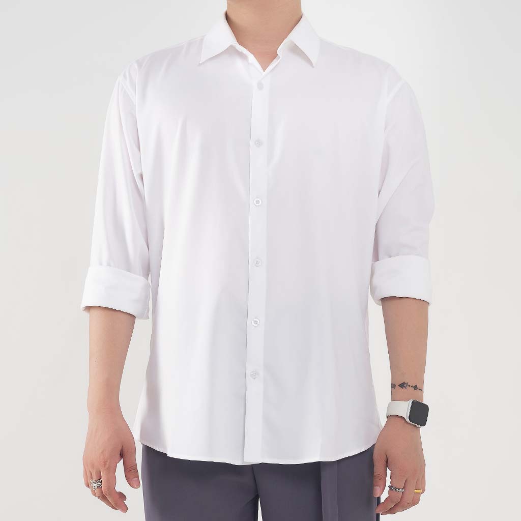 Áo sơ mi nam dài tay BIGSIZE cỡ lớn chất kate lụa siêu đẹp có size lớn cho người béo đến 130kg - MALTRIK