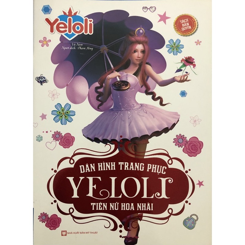 Sách Bản Quyền  -Dán hình trang phục YeLoLi - Tiên Nữ Hoa Nhài