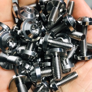 Ốc 6li15 titan GR5 chuẩn phôi chưa lên màu