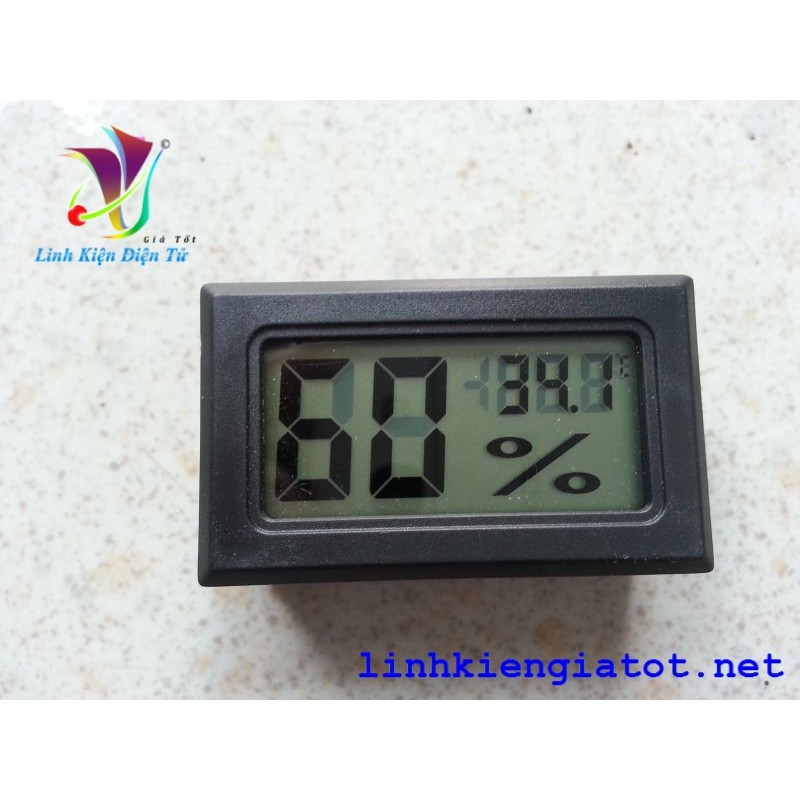 Đồng hồ đo nhiệt độ và độ ẩm (đã có pin)