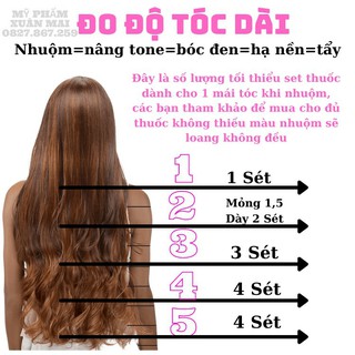 Thuốc Nhuộm Tóc Xanh 𝐁𝐋𝐔 CAO CẤP